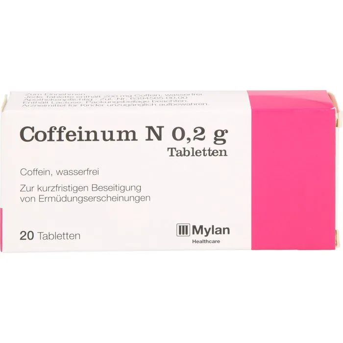 COFFEINUM N 0,2 g Tabletten 20 St