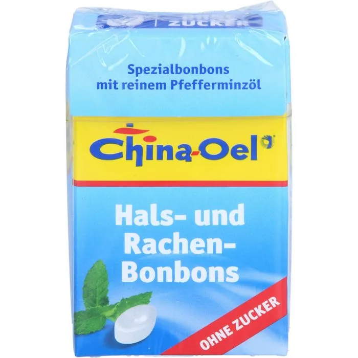 CHINA ÖL Hals- u.Hustenbonbons o.Zucker 40 g