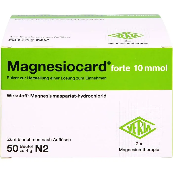 MAGNESIOCARD forte 10 mmol Plv.z.Her.e.Lsg.z.Einn. 50 Stück