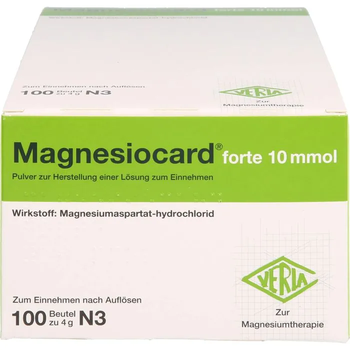 MAGNESIOCARD forte 10 mmol Plv.z.Her.e.Lsg.z.Einn. 100 Stück
