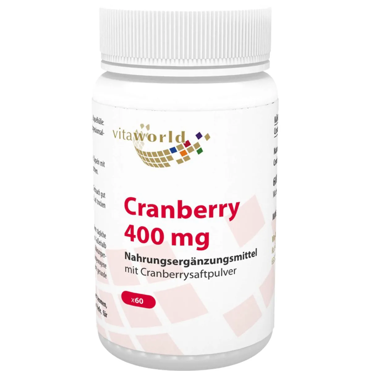 vitaworld Cranberry 400 mg Kapseln, 60 St. Kapseln