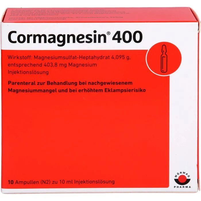 CORMAGNESIN 400 Ampullen 10X10 ml
