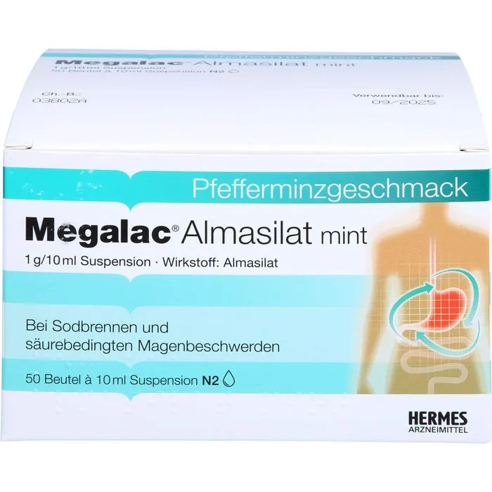 MEGALAC Almasilat mint Suspension 50X10 ml