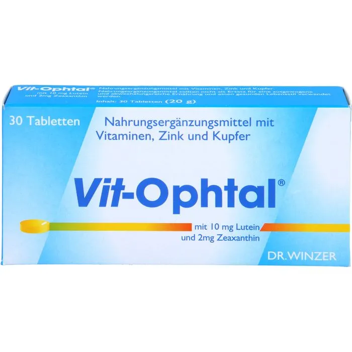 VIT OPHTAL mit 10 mg Lutein Tabletten 30 Stück