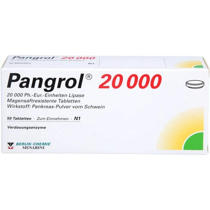 PANGROL 20.000 magensaftresistente Tabletten 50 St