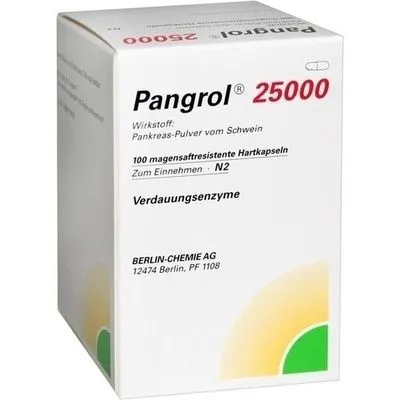 PANGROL 25.000 Hartkps.m.magensaftr.überz.Pell. 100 St