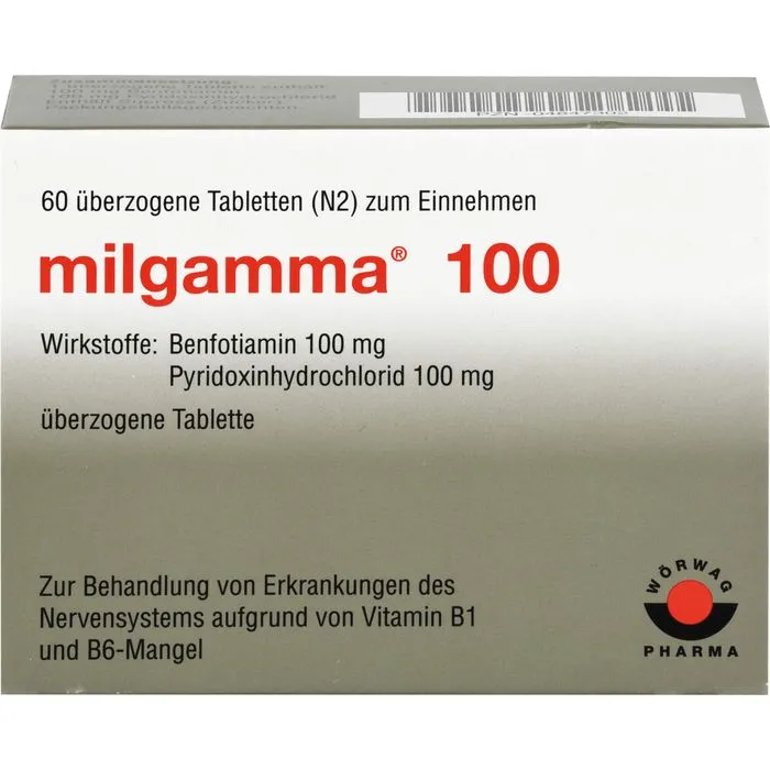 MILGAMMA 100 mg überzogene Tabletten 60 St