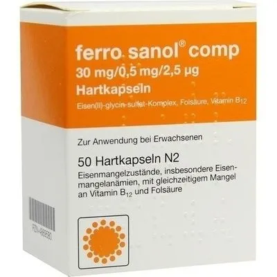 FERRO SANOL comp. Hartkaps.m.msr.überz.Pellets 50 St