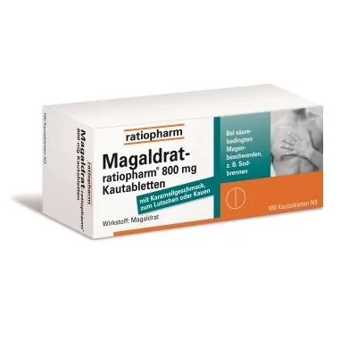 MAGALDRAT-ratiopharm 800 mg Tabletten 100 St