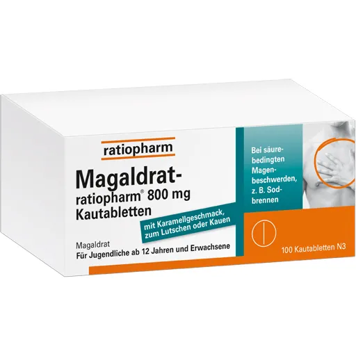 MAGALDRAT-ratiopharm 800 mg Tabletten 100 St
