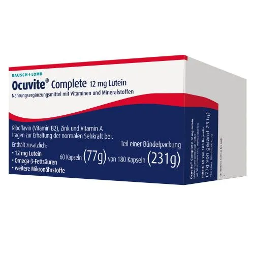 OCUVITE Complete 12 mg Lutein Kapseln 180 St