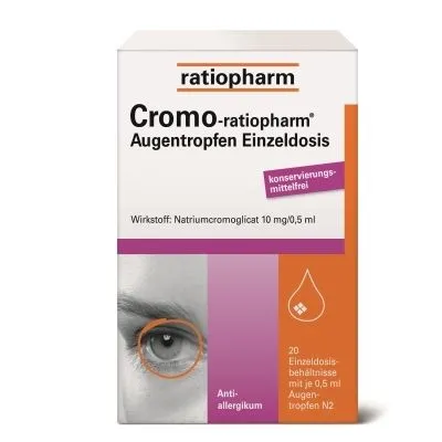 CROMO-RATIOPHARM Augentropfen Einzeldosis 20X0.5 ml