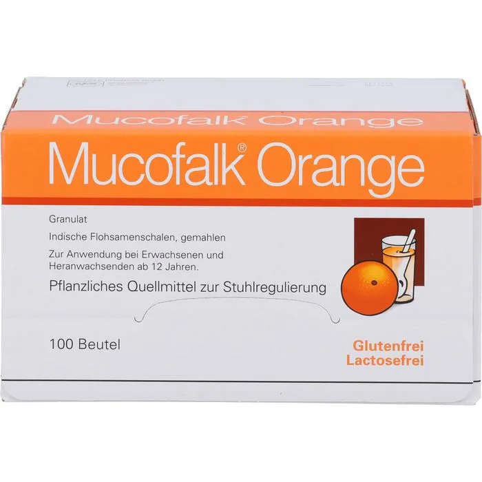 MUCOFALK Orange Gran.z.Herst.e.Susp.z.Einn.Beutel 100 Stück