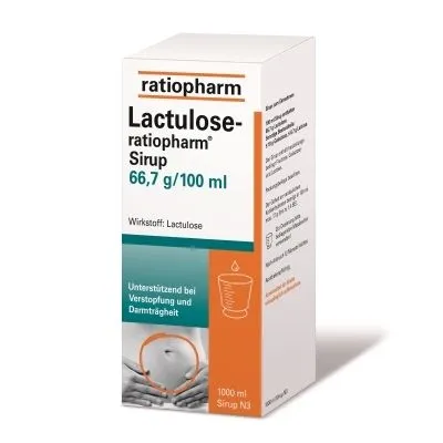 LACTULOSE-ratiopharm Sirup 1000 ml
