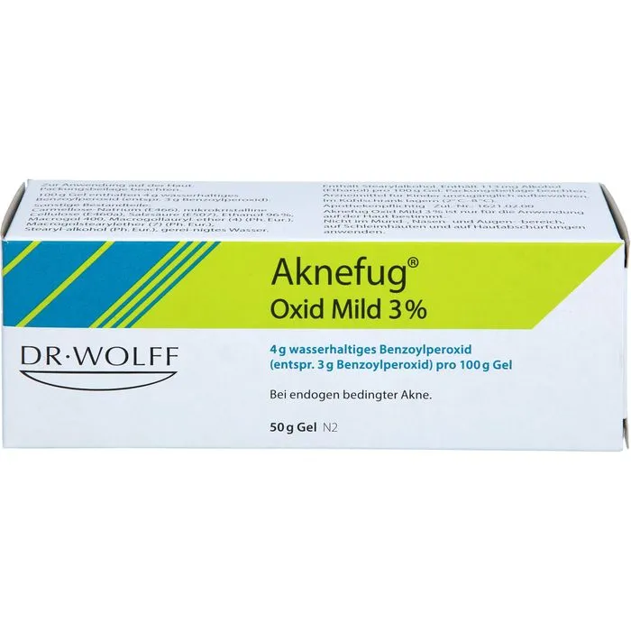 AKNEFUG oxid mild 3% Gel 50 g
