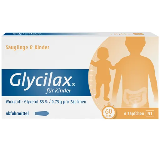 GLYCILAX Suppositorien für Kinder 6 St
