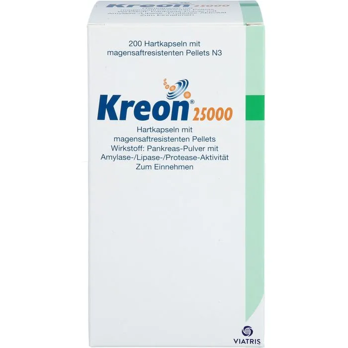 KREON 25.000 Hartkps.m.magensaftr.überz.Pellets 200 St