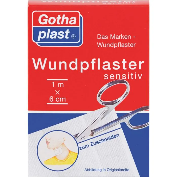 GOTHAPLAST Wundpfl.sensitiv 6 cmx1 m geschnitten 1 St