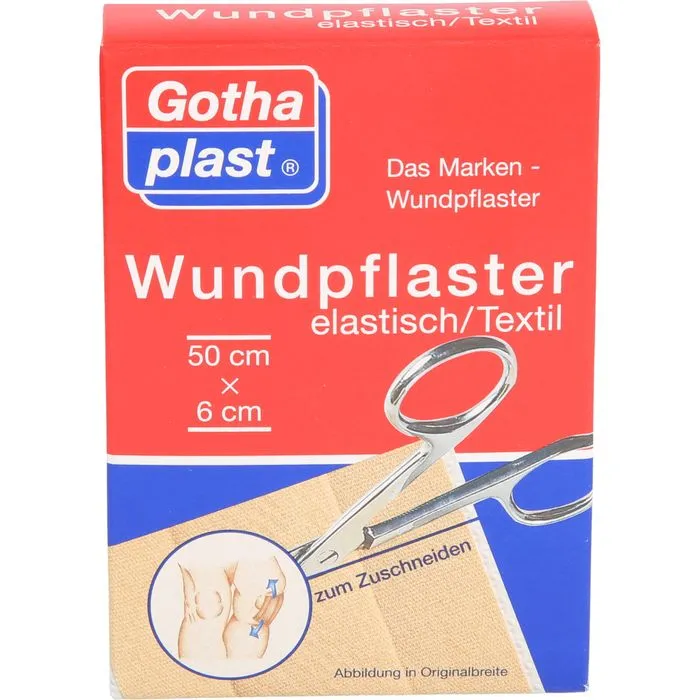 GOTHAPLAST Wundpfl.elast.6 cmx0,5 m geschnitten 1 St