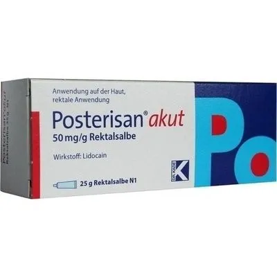 POSTERISAN akut 50 mg/g Rektalsalbe 25 g