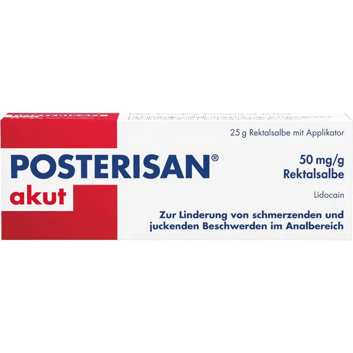 POSTERISAN akut 50 mg/g Rektalsalbe 25 g