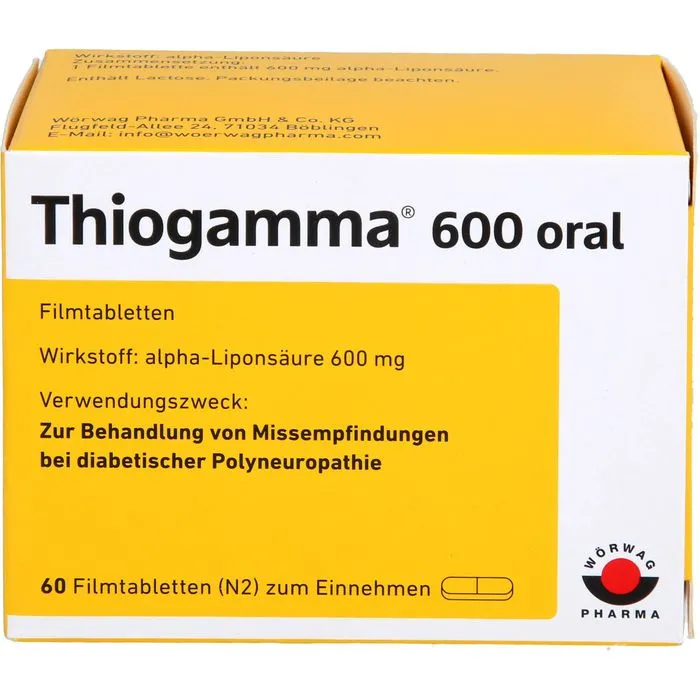 THIOGAMMA 600 oral Filmtabletten 60 St