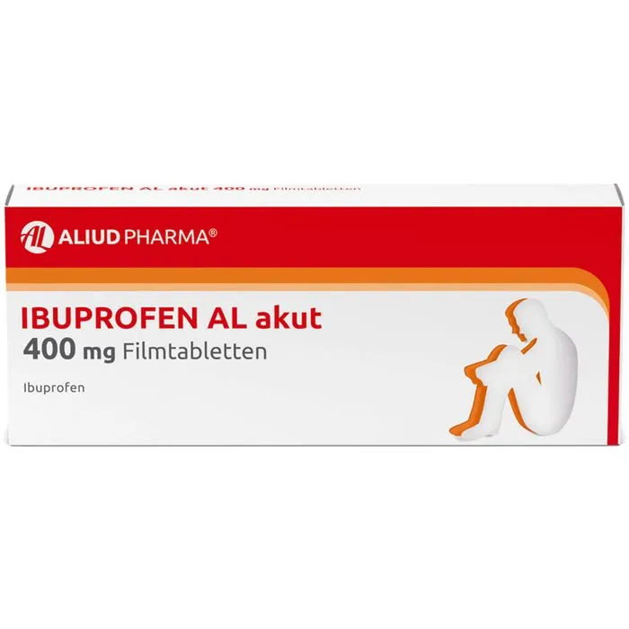 Ibuprofen AL akut 400 mg Filmtabletten bei akuten Schmerzen 20 St