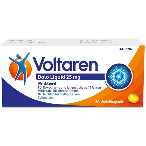VOLTAREN Dolo Liquid 25 mg Weichkapseln 20 St