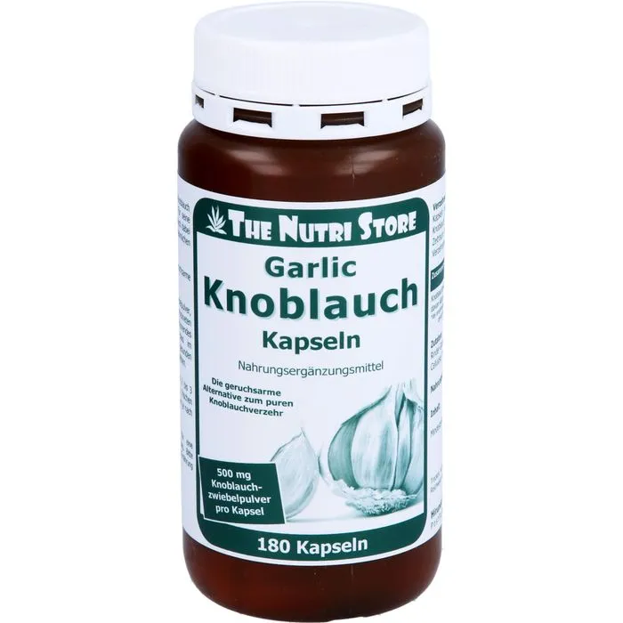 KNOBLAUCH 500 mg geruchsarm Kapseln 180 Stück