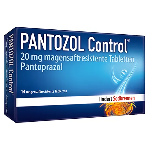 PANTOZOL Control 20 mg magensaftresistente Tabletten 14 St