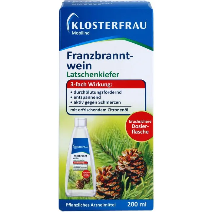 KLOSTERFRAU Franzbranntwein Latschenk.Dosierfl. 200 ml