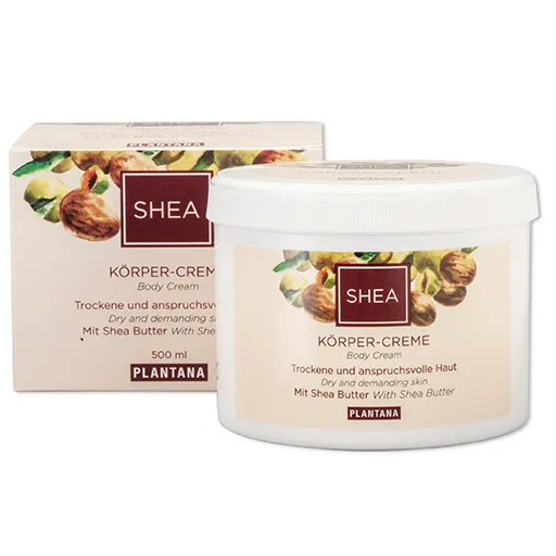 PLANTANA Shea-Butter Körper-Creme 500 ml