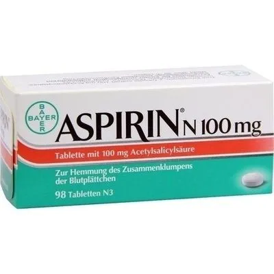 ASPIRIN N 100 mg Tabletten 98 St