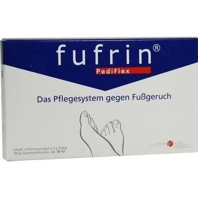 FUFRIN PediFlex Pflegesyst.Socke+Salbe Gr.38-42 2X5 g