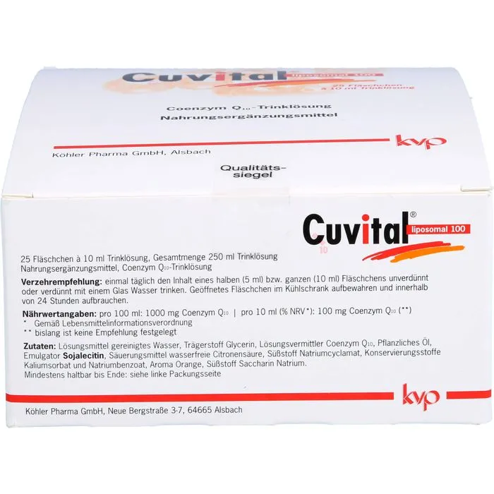 CUVITAL liposomal 100 25 Stück
