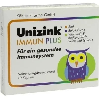 UNIZINK Immun Plus Kapseln 1X10 St