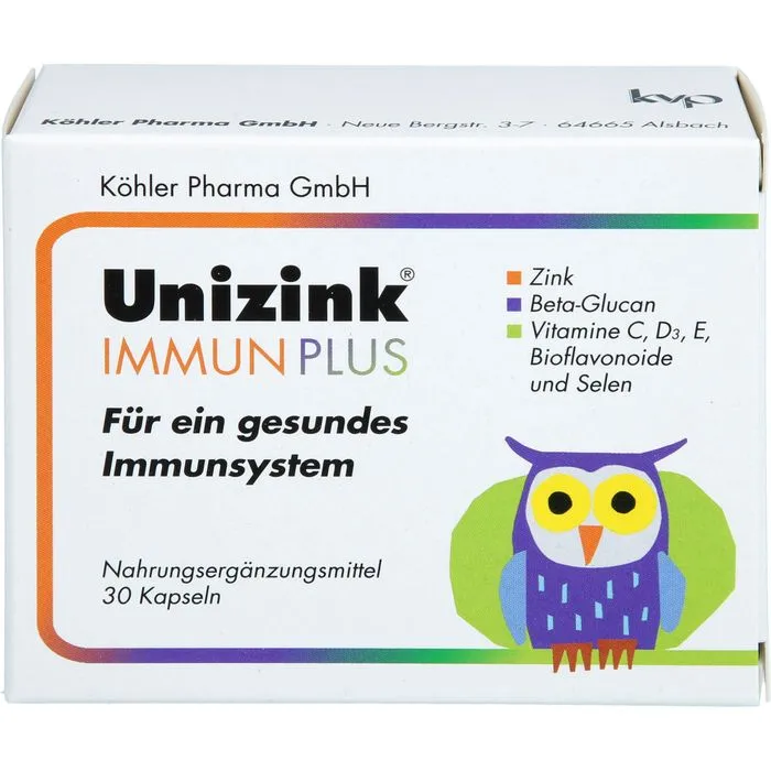 UNIZINK Immun Plus Kapseln 30 Stück