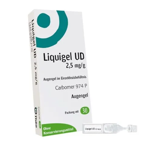 LIQUIGEL UD 2,5mg/g Augengel i.Einzeldosisbeh. 30X0.5 g