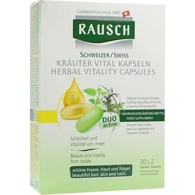 RAUSCH Kräuter Vital Kapseln 30X2 St