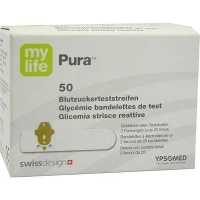 MYLIFE Pura Blutzucker Teststreifen 50 St