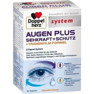 DOPPELHERZ Augen plus Sehkraft+Schutz system Kaps. 60 St