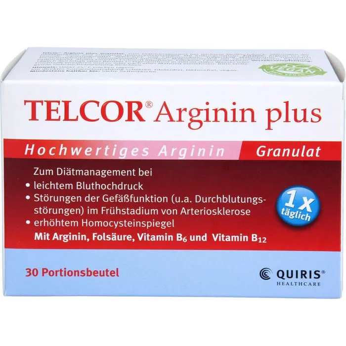 TELCOR Arginin plus Btl. Granulat 30 Stück