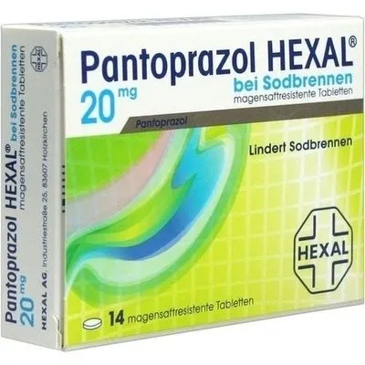 PANTOPRAZOL HEXAL b.Sodbrennen magensaftres.Tabl. 14 St