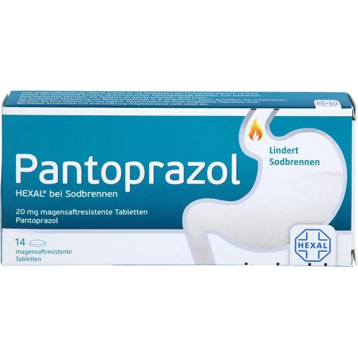 PANTOPRAZOL HEXAL b.Sodbrennen magensaftres.Tabl. 14 St