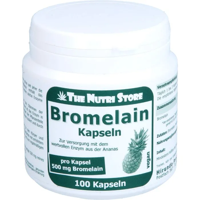 BROMELAIN 500 mg vegetarische Kapseln 100 Stück