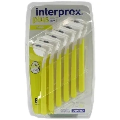 INTERPROX plus mini gelb Interdentalbürste 6 St