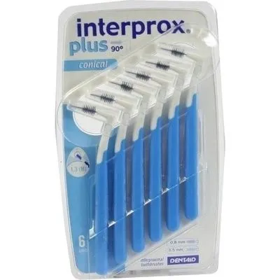 INTERPROX plus conical blau Interdentalbürste 6 St