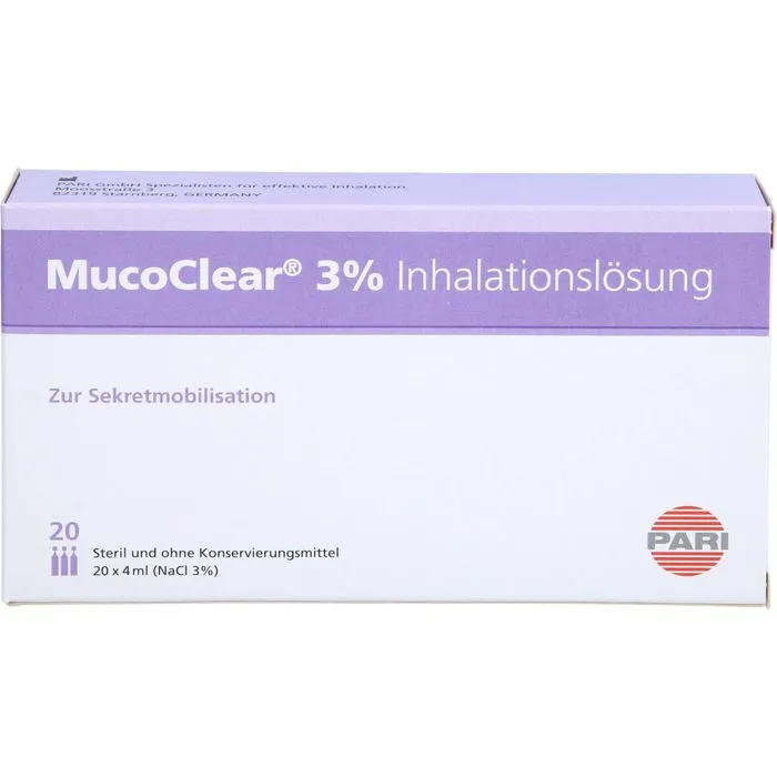 MUCOCLEAR 3% NaCl Inhalationslösung 20X4 ml