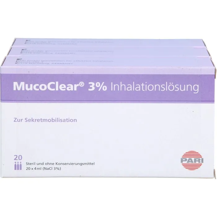MUCOCLEAR 3% NaCl Inhalationslösung 60X4 ml