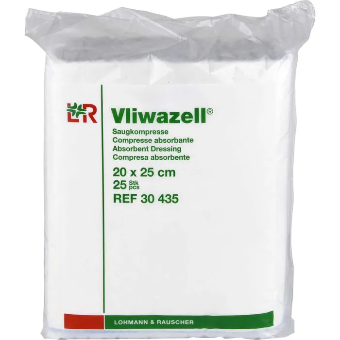 VLIWAZELL Saugkompressen unsteril 20x25 cm 25 St